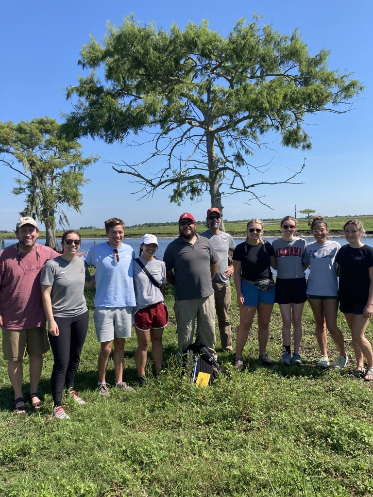 University of Alabama National Science Foundation Research Experience for Undergraduates group photo