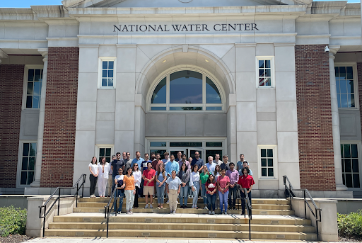 Participants of the Summer Institute in front of the National Water Center