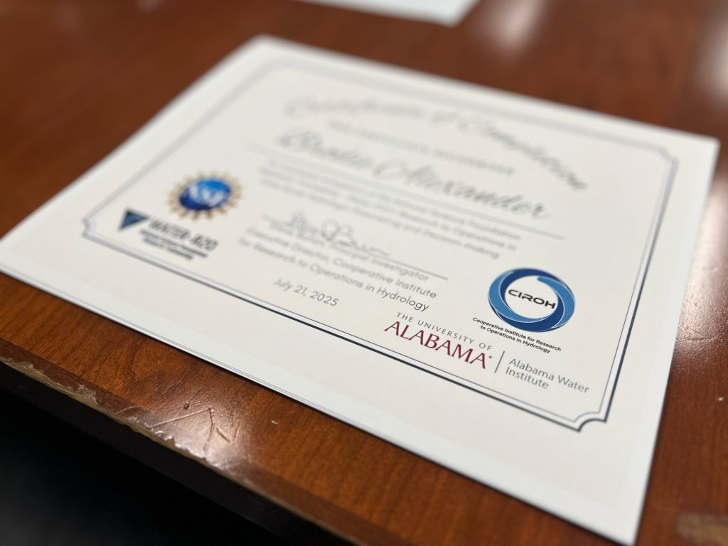 Water-R20 NRT faculty and graduates celebrate during the certificate ceremony marking successful completion of the 2024-2025 program.