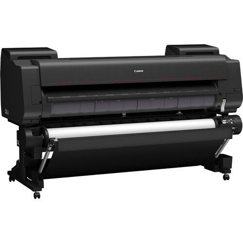 Canon imagePROGRAF GP-6600S 60-inch large-format printer with roll feed, used for producing high-resolution maps and research posters.