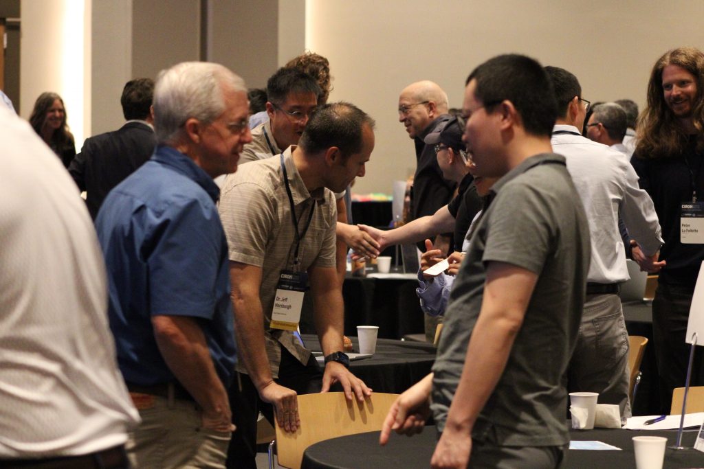 Researchers and professionals share ideas and insights during breakout discussions.