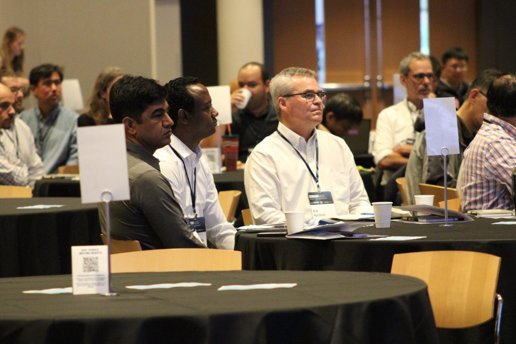 Researchers and professionals share ideas and insights during breakout discussions.