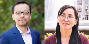 Dr. Daqian Jiang (Left) and Dr. Qiaoli Liang (Right)